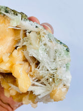 Load image into Gallery viewer, Scolecite with Stilbite Crystal Cluster AP042.