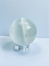 Load image into Gallery viewer, Selenite Crystal Sphere Large 10cm x 1 (SN028)
