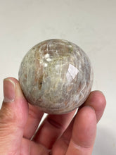 Load image into Gallery viewer, Moonstone with Sunstone Crystal Sphere S122