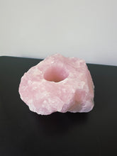 Load image into Gallery viewer, Rose Quartz Natural Tealight Candle Holder TL01 x1
