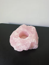 Load image into Gallery viewer, Rose Quartz Natural Tealight Candle Holder TL01 x1

