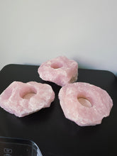 Load image into Gallery viewer, Rose Quartz Natural Tealight Candle Holder TL01 x1
