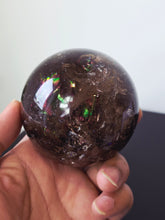 Load image into Gallery viewer, Rainbow Smokey Quartz Sphere 700G S217
