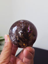 Load image into Gallery viewer, Rainbow Smokey Quartz Sphere 355g S219
