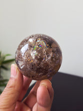 Load image into Gallery viewer, Rainbow Smokey Quartz Sphere S220
