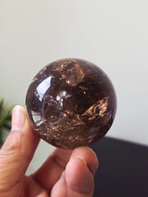 Load image into Gallery viewer, Rainbow Smokey Quartz Sphere S222
