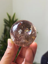 Load image into Gallery viewer, Rainbow Smokey Quartz Sphere S225
