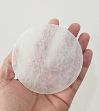 Load image into Gallery viewer, Selenite Charging Crystal Plate/Display Stand (10cm) SN038 x 1
