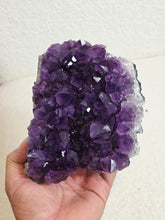 Load image into Gallery viewer, Amethyst High-Grade Brazil Natural Crystal Cluster A568
