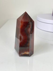 Carnelian High-Grade Crystal Tower T159a