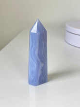 Load image into Gallery viewer, Blue Lace Agate Tower High Grade T180a

