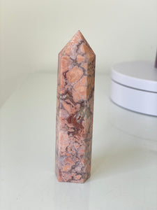 Pink Agate Tower High Grade T195a