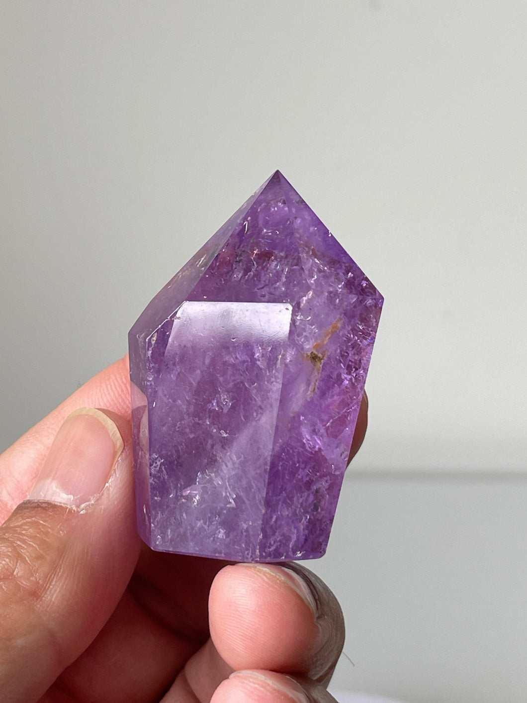 Amethyst High Grade Crystal Point T238a