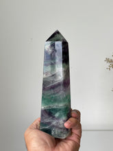 Load image into Gallery viewer, Large Rainbow Fluorite Crystal Tower T245a
