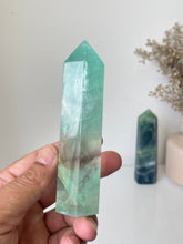 Load image into Gallery viewer, Gemmy Green Fluorite Crystal Tower T252a
