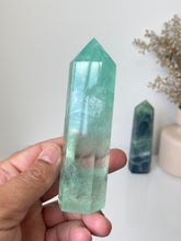 Load image into Gallery viewer, Gemmy Green Fluorite Crystal Tower T252a
