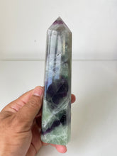 Load image into Gallery viewer, Large Rainbow Fluorite Crystal Tower T247a
