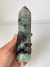Load image into Gallery viewer, Large Rainbow Fluorite Crystal Tower T247a
