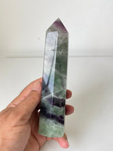 Load image into Gallery viewer, Large Rainbow Fluorite Crystal Tower T247a
