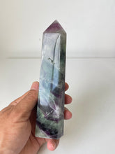 Load image into Gallery viewer, Large Rainbow Fluorite Crystal Tower T247a
