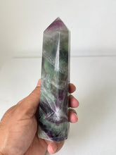 Load image into Gallery viewer, Large Rainbow Fluorite Crystal Tower T247a
