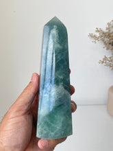 Load image into Gallery viewer, Large Blue Fluorite Crystal Tower T249a
