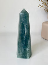 Load image into Gallery viewer, Large Blue Fluorite Crystal Tower T249a
