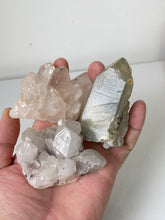 Load image into Gallery viewer, Himalayan quartz clusters pack of 3 - K312
