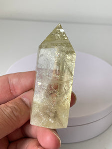 Citrine Crystal Rainbow Tower T270a