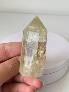 Citrine Crystal Rainbow Tower T270a