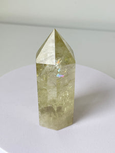 Citrine Crystal Rainbow Tower T270a