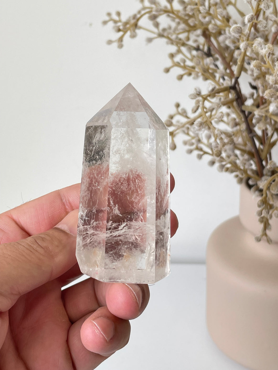 Clear Quartz Tower High Grade T272a