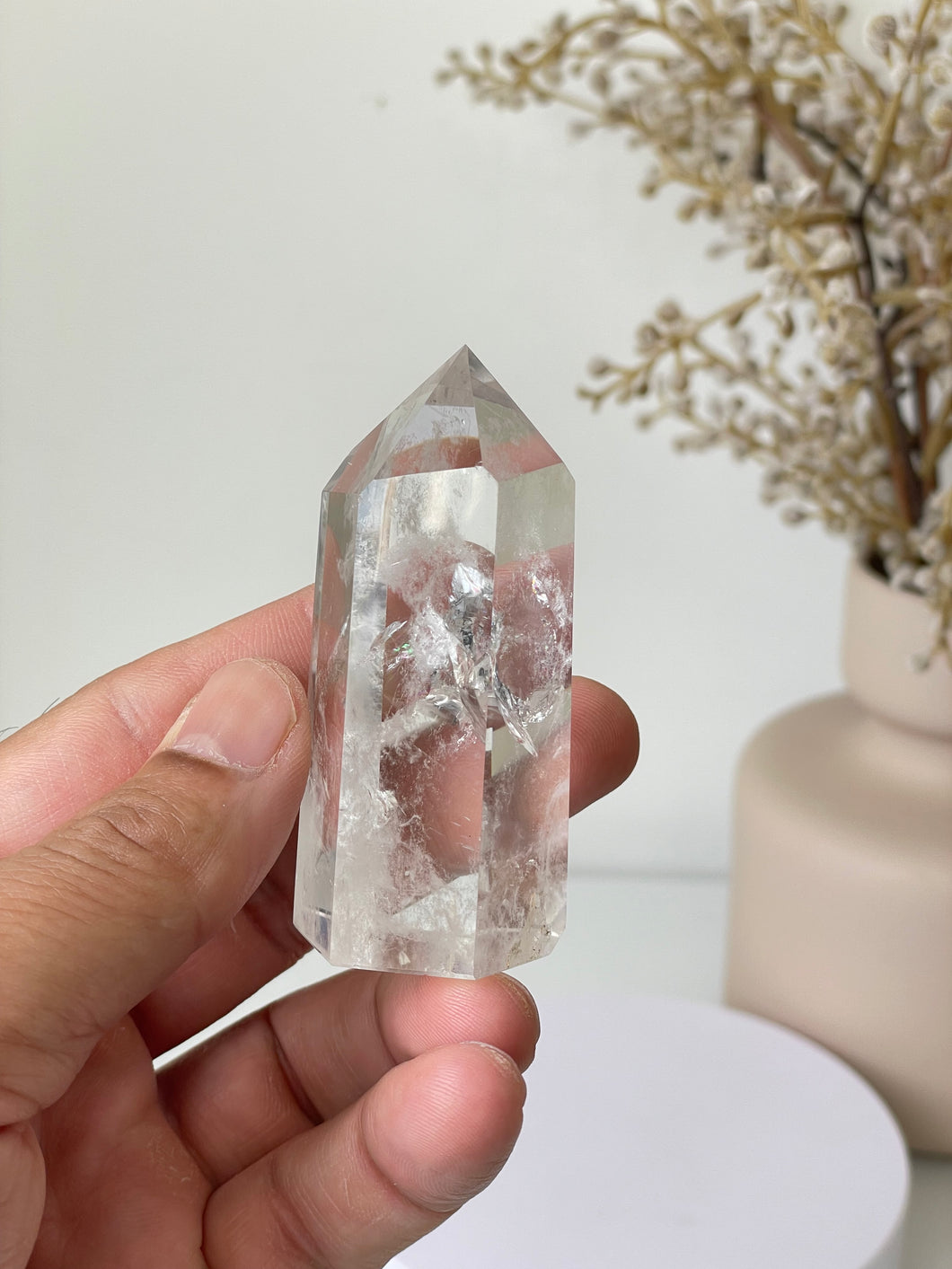 Clear Quartz Tower High Grade T275a