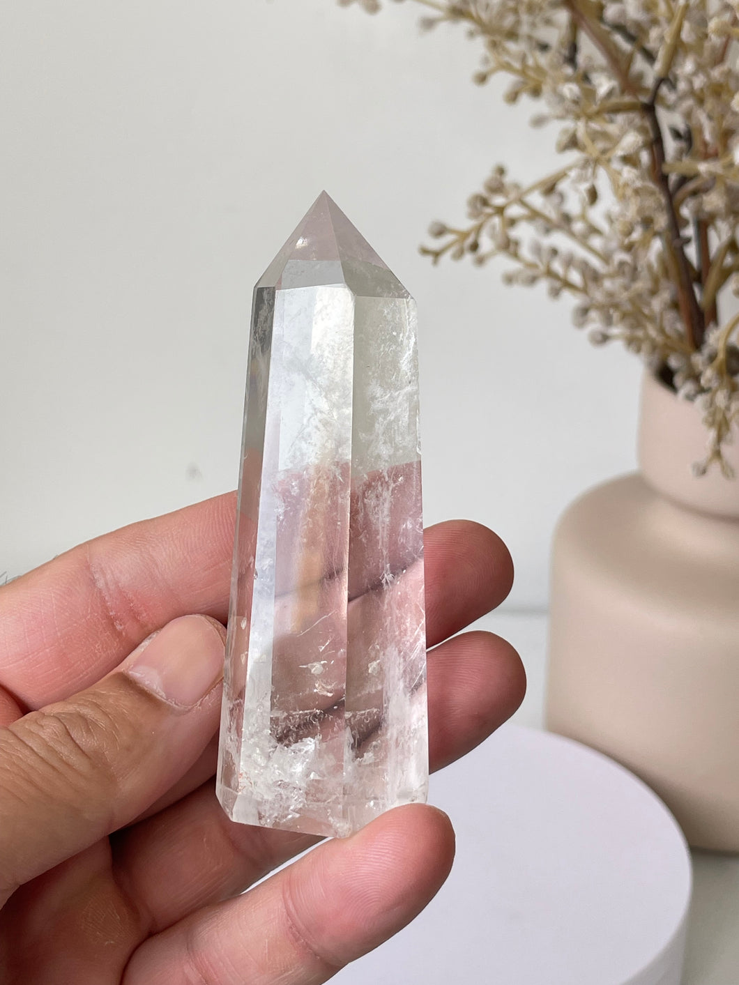 Clear Quartz Tower High Grade T276a