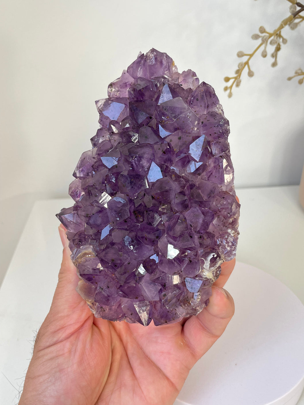 Amethyst High-Grade Natural Crystal Cluster A462