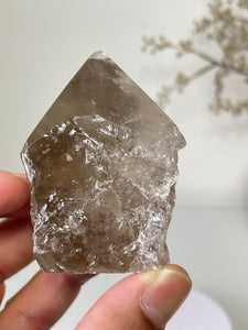 Smoky Quartz Crystal Point Free Standing T290a