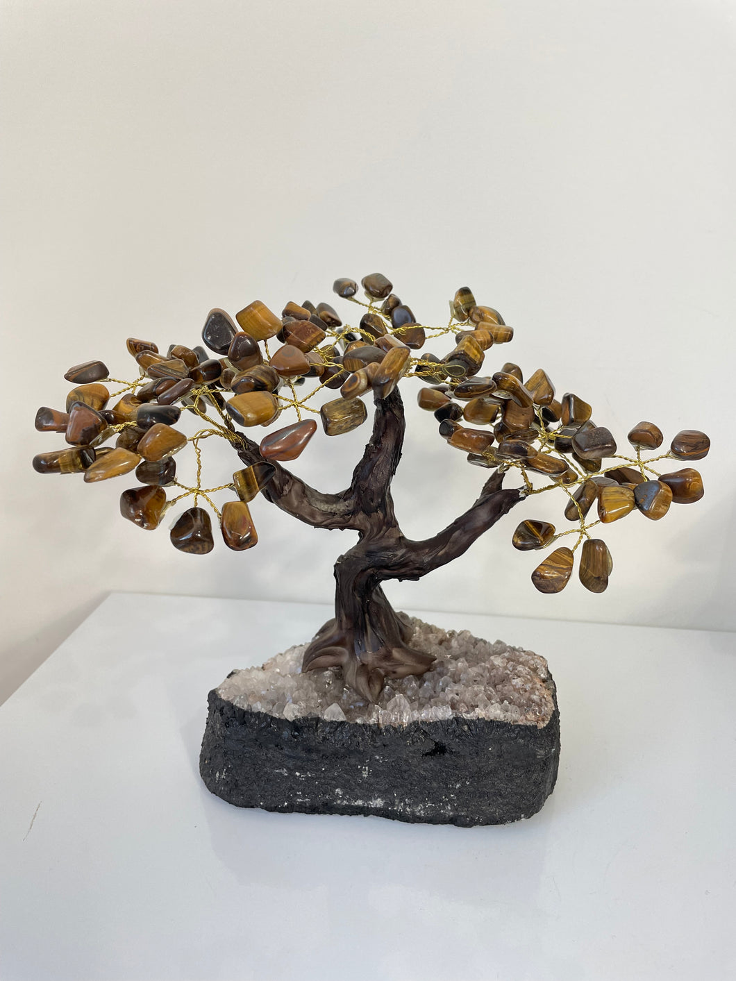 Tiger Eye Gem Tree (L) TR063