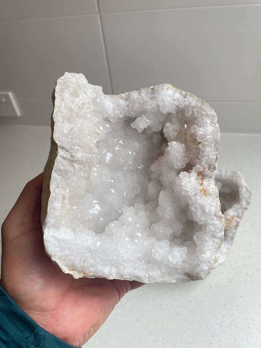 Moroccan Quartz Geode Pair Large (160mm, 2.5-3kg) QG074