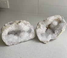 Load image into Gallery viewer, Moroccan Quartz Geode Pair Large (2.5-3kg) QG077

