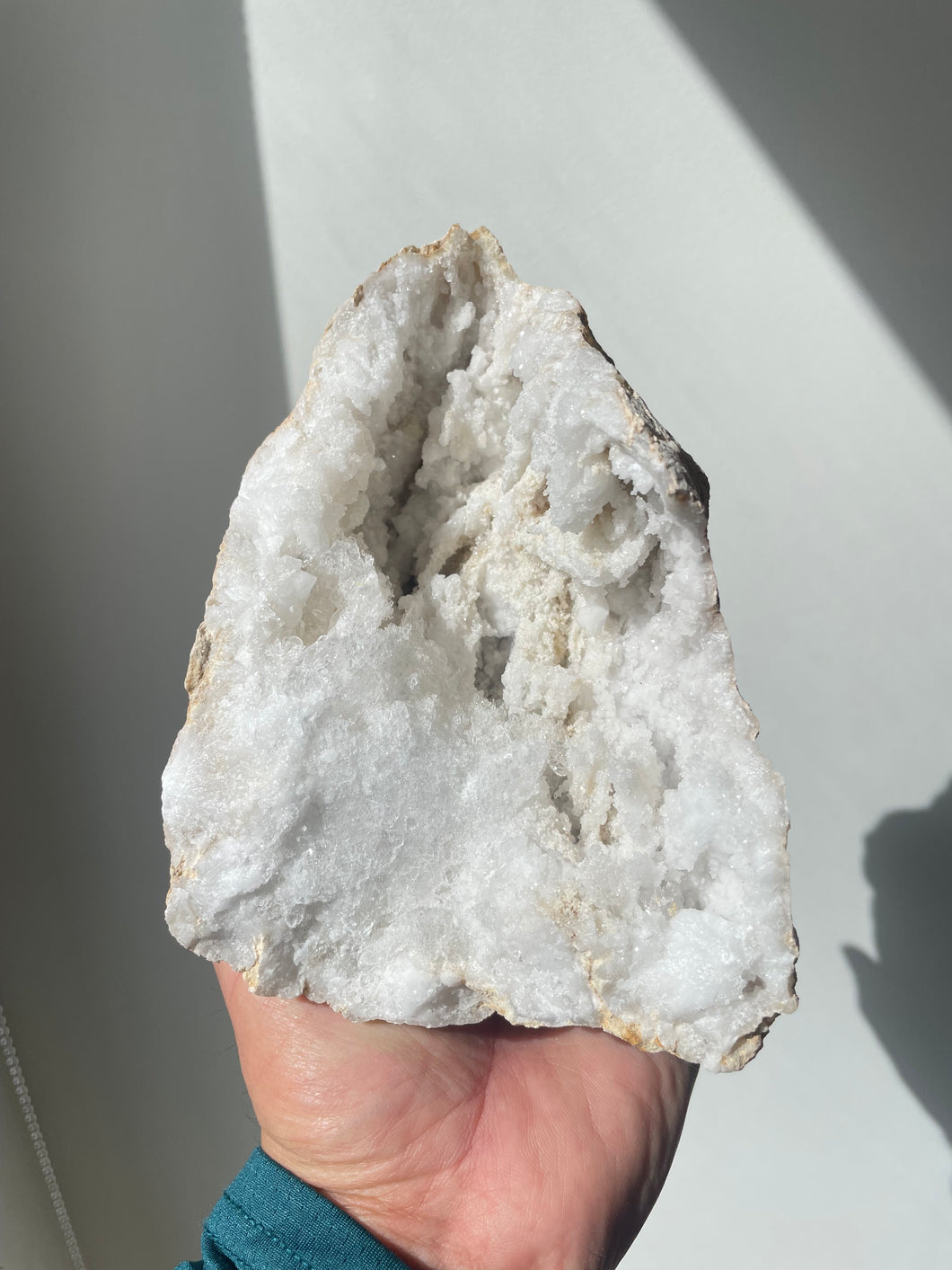 Moroccan Quartz Geode Pair Large (2.5-3kg) QG079