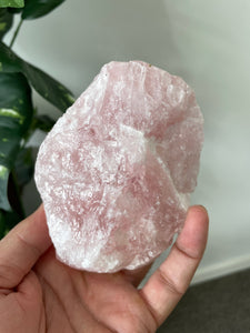 Rose Quartz Raw Crystal  RQ037