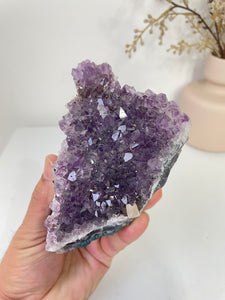 Amethyst Natural Crystal Cluster A466