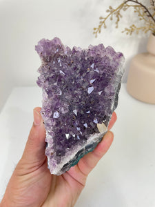 Amethyst Natural Crystal Cluster A466