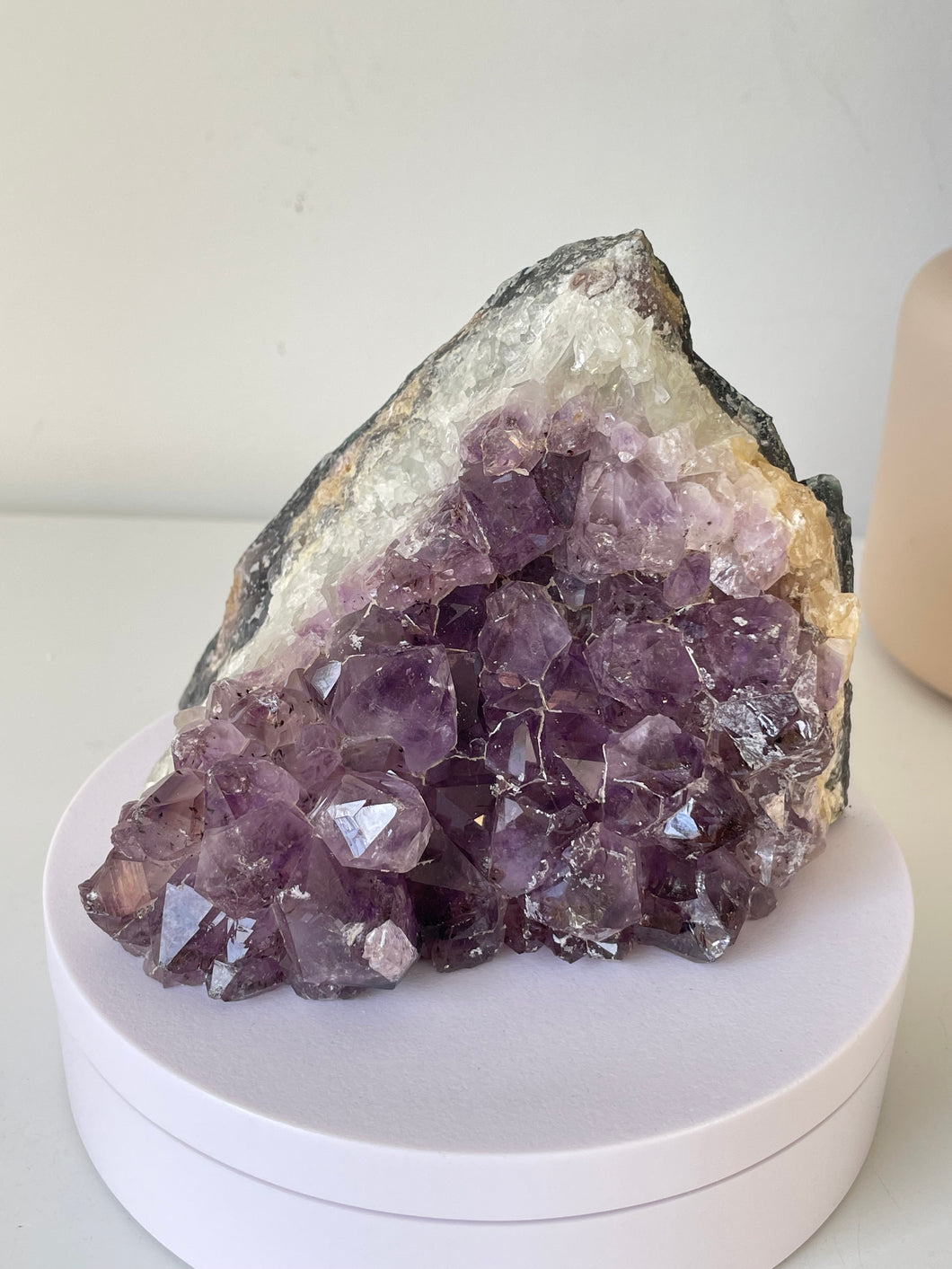 Amethyst Natural Crystal Cluster A447