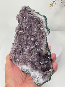 Amethyst Natural Crystal Cluster A478