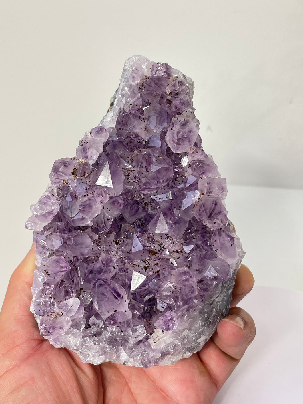 Amethyst Natural Crystal Cluster A468