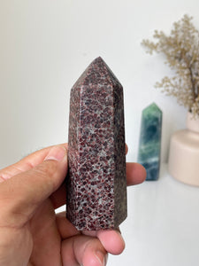 Garnet Crystal Tower T262a
