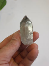 Load image into Gallery viewer, Chlorite Green Himalayan Quartz Crystal Q433a - damaged Tip
