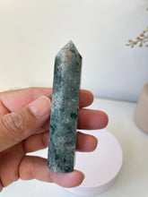 Load image into Gallery viewer, Moss Agate Tower High Grade Crystal T221a
