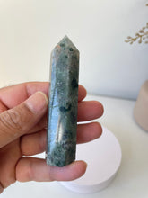 Load image into Gallery viewer, Moss Agate Tower High Grade Crystal T221a
